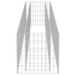 vidaXL Strat înălțat gabion, 270 x 50 x 50 cm, oțel galvanizat