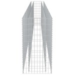 vidaXL Strat înălțat gabion, 540 x 50 x 100 cm, oțel galvanizat