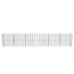 vidaXL Strat înălțat gabion, 540 x 50 x 100 cm, oțel galvanizat