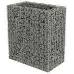 vidaXL Strat înălțat gabion, 90x50x100 cm, oțel galvanizat