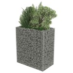 vidaXL Strat înălțat gabion, 90x50x100 cm, oțel galvanizat