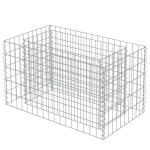 vidaXL Strat înălțat gabion, 90 x 50 x 50 cm, oțel galvanizat