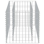 vidaXL Strat înălțat gabion, 90 x 50 x 50 cm, oțel galvanizat
