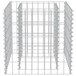 vidaXL Strat înălțat gabion, 50 x 50 x 50 cm, oțel galvanizat