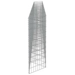 vidaXL Perete gabion, oțel galvanizat, 450 x 30 x 100 cm