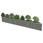 vidaXL Gabion perete, oțel galvanizat, 450 x 30 x 50 cm vidaXL Gabion perete, oțel galvanizat, 450 x 30 x 50 cm