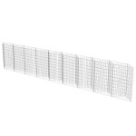 vidaXL Perete gabion, 630 x 30 x 100 cm, oțel galvanizat vidaXL Perete gabion, 630 x 30 x 100 cm, oțel galvanizat