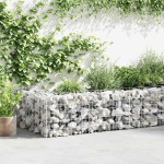 vidaXL Perete gabion, 630 x 30 x 50 cm, oțel galvanizat