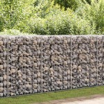 vidaXL Perete gabion cu capace, oțel galvanizat, 100 x 20 x 100 cm vidaXL Perete gabion cu capace, oțel galvanizat, 100 x 20 x 100 cm