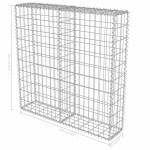 vidaXL Perete gabion cu capace, oțel galvanizat, 100 x 20 x 100 cm vidaXL Perete gabion cu capace, oțel galvanizat, 100 x 20 x 100 cm
