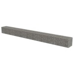 vidaXL Gabion perete cu capace, 600 x 50 x 50 cm, oțel galvanizat vidaXL Gabion perete cu capace, 600 x 50 x 50 cm, oțel galvanizat