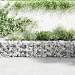 vidaXL Gabion perete cu capace, 600 x 50 x 50 cm, oțel galvanizat vidaXL Gabion perete cu capace, 600 x 50 x 50 cm, oțel galvanizat