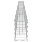 vidaXL Gabion perete cu capace, 600 x 30 x 50 cm, oțel galvanizat vidaXL Gabion perete cu capace, 600 x 30 x 50 cm, oțel galvanizat