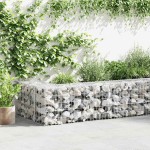 vidaXL Perete gabion cu capace, 900 x 50 x 50 cm, oțel galvanizat vidaXL Perete gabion cu capace, 900 x 50 x 50 cm, oțel galvanizat