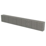 vidaXL Gabion perete cu capace, 900 x 50 x 100 cm, oțel galvanizat