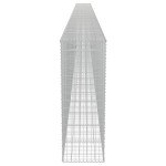 vidaXL Perete gabion cu capace, 900 x 50 x 150 cm, oțel galvanizat