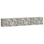 vidaXL Perete gabion cu capace, 300 x 50 x 50 cm, oțel galvanizat vidaXL Perete gabion cu capace, 300 x 50 x 50 cm, oțel galvanizat