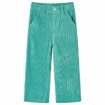 Pantaloni de copii din velur, verde mentă, 92 Pantaloni de copii din velur, verde mentă, 92