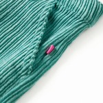 Pantaloni de copii din velur, verde mentă, 128