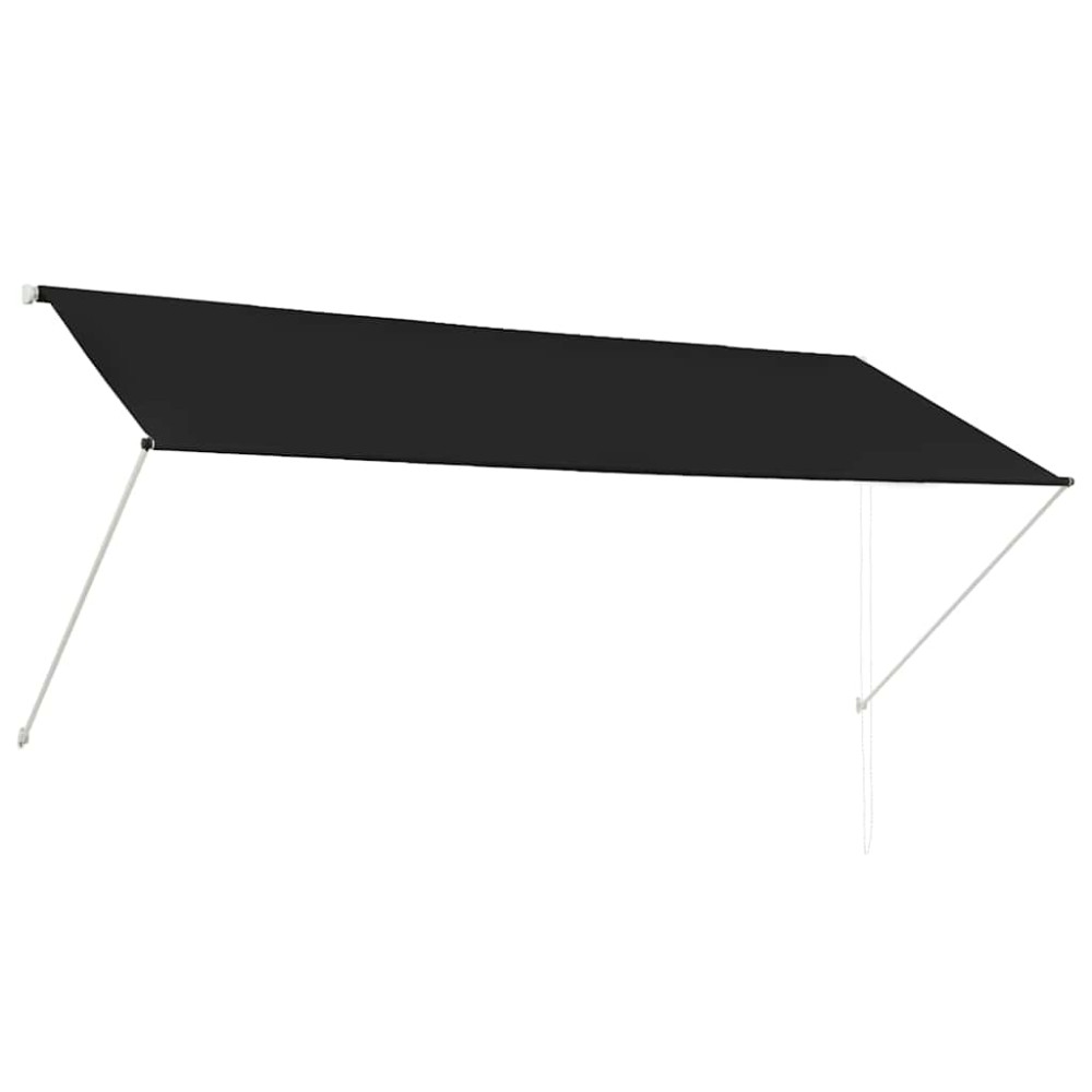 vidaXL Copertină retractabilă, antracit, 300 x 150 cm