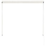 vidaXL Copertină retractabilă, crem, 150 x 150 cm