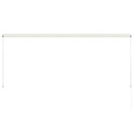 vidaXL Copertină retractabilă, crem, 300 x 150 cm