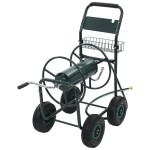 vidaXL Cărucior pentru furtun de grădină cu racord 1/2", 75 m, oțel vidaXL Cărucior pentru furtun de grădină cu racord 1/2", 75 m, oțel