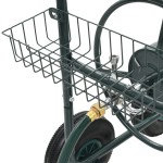 vidaXL Cărucior pentru furtun de grădină cu racord 1/2", 75 m, oțel vidaXL Cărucior pentru furtun de grădină cu racord 1/2", 75 m, oțel