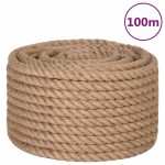 vidaXL Frânghie 20 mm, 100 m, 100% iută vidaXL Frânghie 20 mm, 100 m, 100% iută