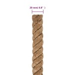vidaXL Frânghie 20 mm, 100 m, 100% iută vidaXL Frânghie 20 mm, 100 m, 100% iută