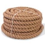 vidaXL Frânghie, 50 m, iută 100%, 30 mm vidaXL Frânghie, 50 m, iută 100%, 30 mm
