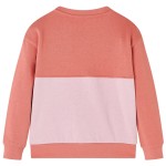 Hanorac pentru copii, color block, roz, 104 Hanorac pentru copii, color block, roz, 104