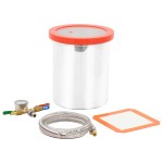 vidaXL Cameră de vid din oțel inoxidabil, 11,42 L vidaXL Cameră de vid din oțel inoxidabil, 11,42 L