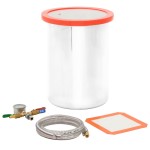vidaXL Cameră de vid din oțel inoxidabil, 22,7 L vidaXL Cameră de vid din oțel inoxidabil, 22,7 L