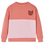 Hanorac pentru copii, color block, roz, 128 Hanorac pentru copii, color block, roz, 128