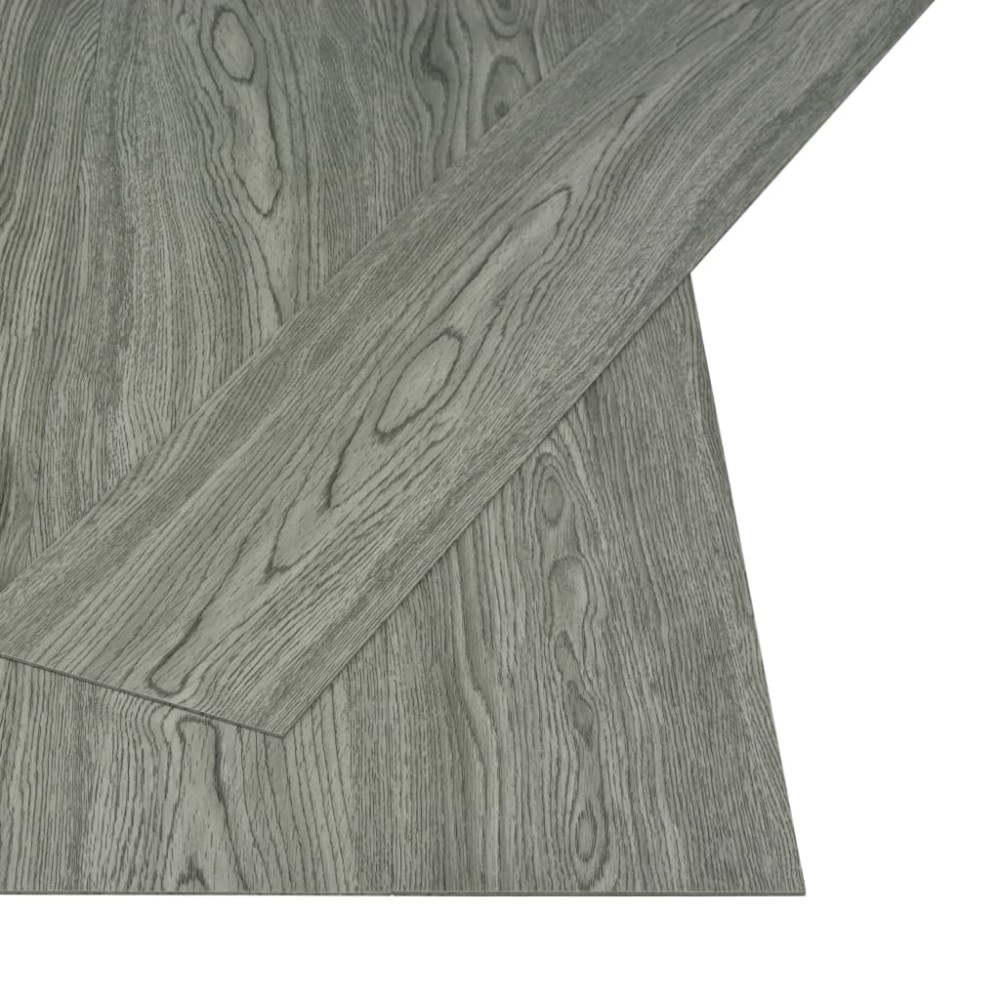 vidaXL Plăci autoadezive pardoseală gri PVC 4,46 m² 3 mm