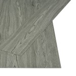 vidaXL Plăci autoadezive pardoseală gri PVC 4,46 m² 3 mm