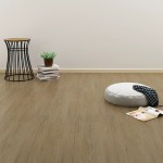vidaXL Plăci autoadezive pardoseală maro natural PVC 4,46 m² 3 mm vidaXL Plăci autoadezive pardoseală maro natural PVC 4,46 m² 3 mm