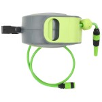 vidaXL Tambur furtun retractabil automat cu montaj pe perete 10 + 1 m