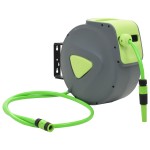 vidaXL Tambur furtun retractabil automat cu montaj pe perete 20 + 2 m vidaXL Tambur furtun retractabil automat cu montaj pe perete 20 + 2 m