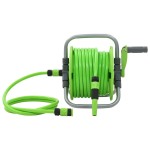 vidaXL Tambur furtun de apă, 20 + 2 m vidaXL Tambur furtun de apă, 20 + 2 m