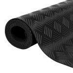 vidaXL Covor de cauciuc anti-alunecare, 1,5x2 m, 3 mm, pătrat striat vidaXL Covor de cauciuc anti-alunecare, 1,5x2 m, 3 mm, pătrat striat