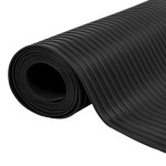 vidaXL Covor de cauciuc anti-alunecare, 1,5 x 2 m, 3 mm, nervuri late vidaXL Covor de cauciuc anti-alunecare, 1,5 x 2 m, 3 mm, nervuri late