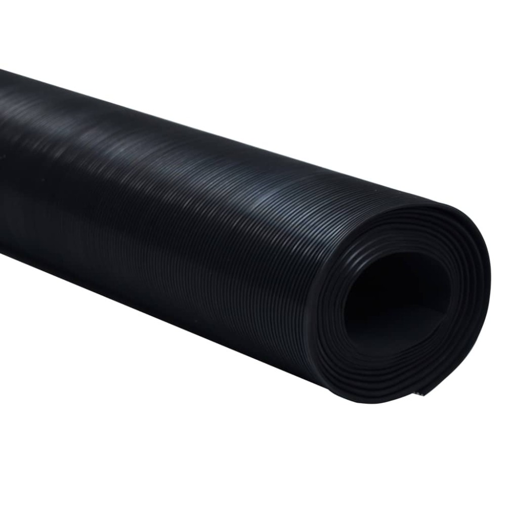 vidaXL Covor de cauciuc anti-alunecare, 1,5 x 2 m, 3 mm, nervuri fine