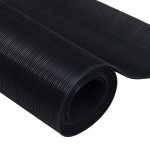 vidaXL Covor de cauciuc anti-alunecare, 1,5 x 2 m, 3 mm, nervuri fine vidaXL Covor de cauciuc anti-alunecare, 1,5 x 2 m, 3 mm, nervuri fine