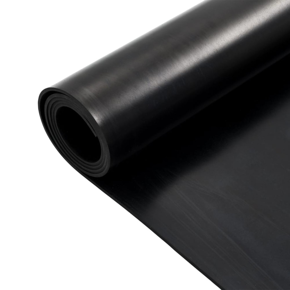 vidaXL Covor de cauciuc anti-alunecare, 1,2 x 2 m, 4 mm, neted