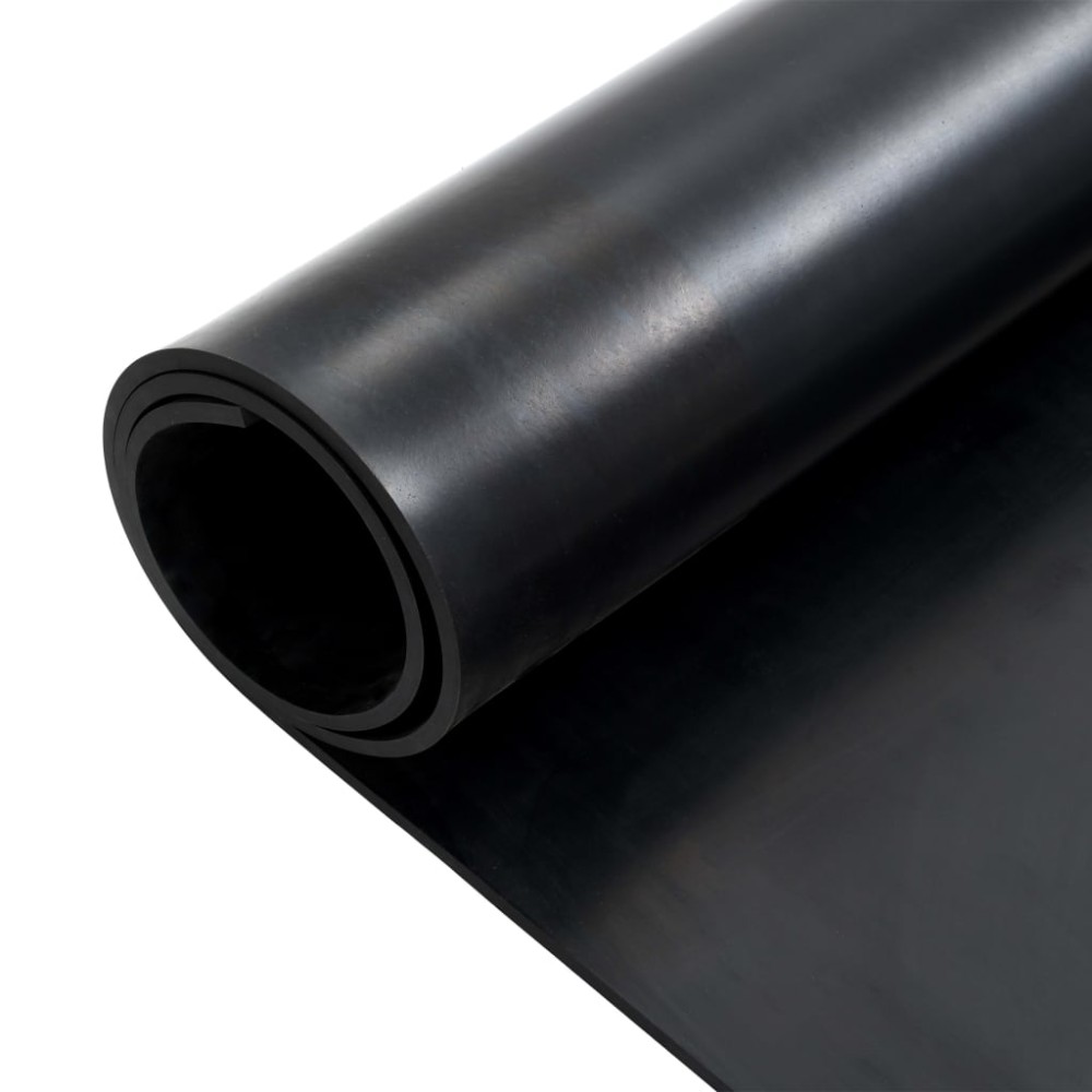 vidaXL Covor de cauciuc anti-alunecare, 1,2 x 2 m, 8 mm, neted