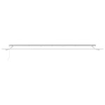 vidaXL Copertină Manual Alb 6 x 3 m Metal