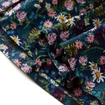 Rochie pentru copii cu mâneci lungi, albastru închis, 92