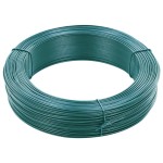 vidaXL Fir tensionare pentru gard 250 m 0,9/1,4 mm verde închis, oțel vidaXL Fir tensionare pentru gard 250 m 0,9/1,4 mm verde închis, oțel